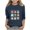 Navy, variant on Dvprdro Girls Halloween Print Crew Neck 3/4 Sleeve Tunic T-Shirt Vintage Casual Pullover Top Fall Holiday Daily Wear