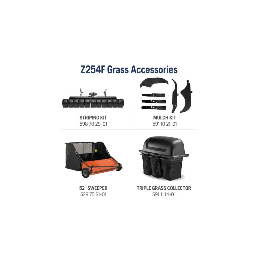 Husqvarna Z254F Zero Turn Lawn Mower with LED Headlights