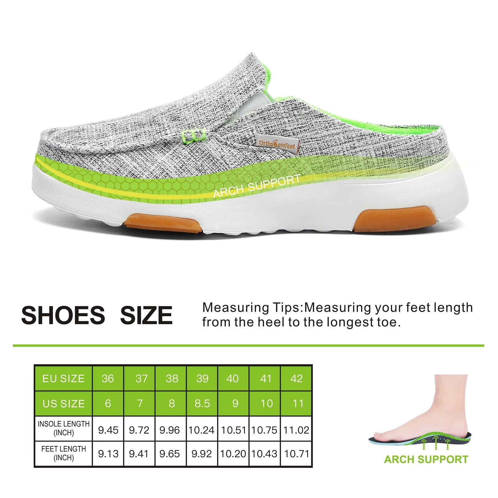 Buy Women's Arch Support Shoes,Plantar Fasciitis Loafers