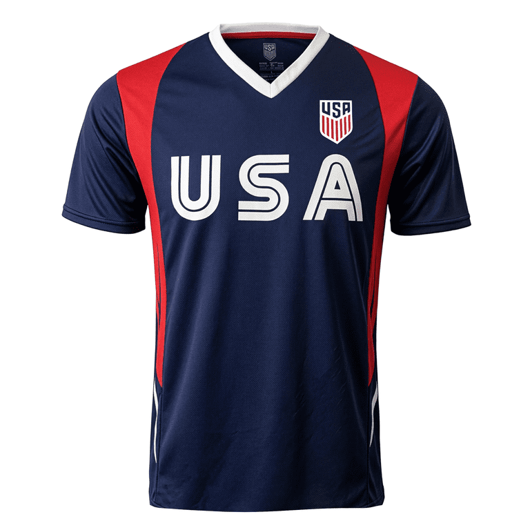 Icon Sports USA Soccer Jersey, Navy, Polyester, Youth Small
