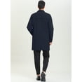 thumbnail image 3 of Gabardina Hombre Lars Amadeus Botones Azul Marino L, 3 of 7