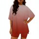 thumbnail image 3 of Eres Más Que una Camisa de Puntuación de Prueba Blusa de Manga Corta de Cuello Redondo de las Mujeres con Pantalones de Cintura Elásticos, Set Deportivo Casual de 2 Piezas, 3 of 6