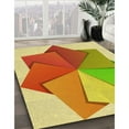 thumbnail image 2 of Ahgly Company Indoor Rectangle Patterned Slime Green Area Rugs, 3' x 5', 2 of 6