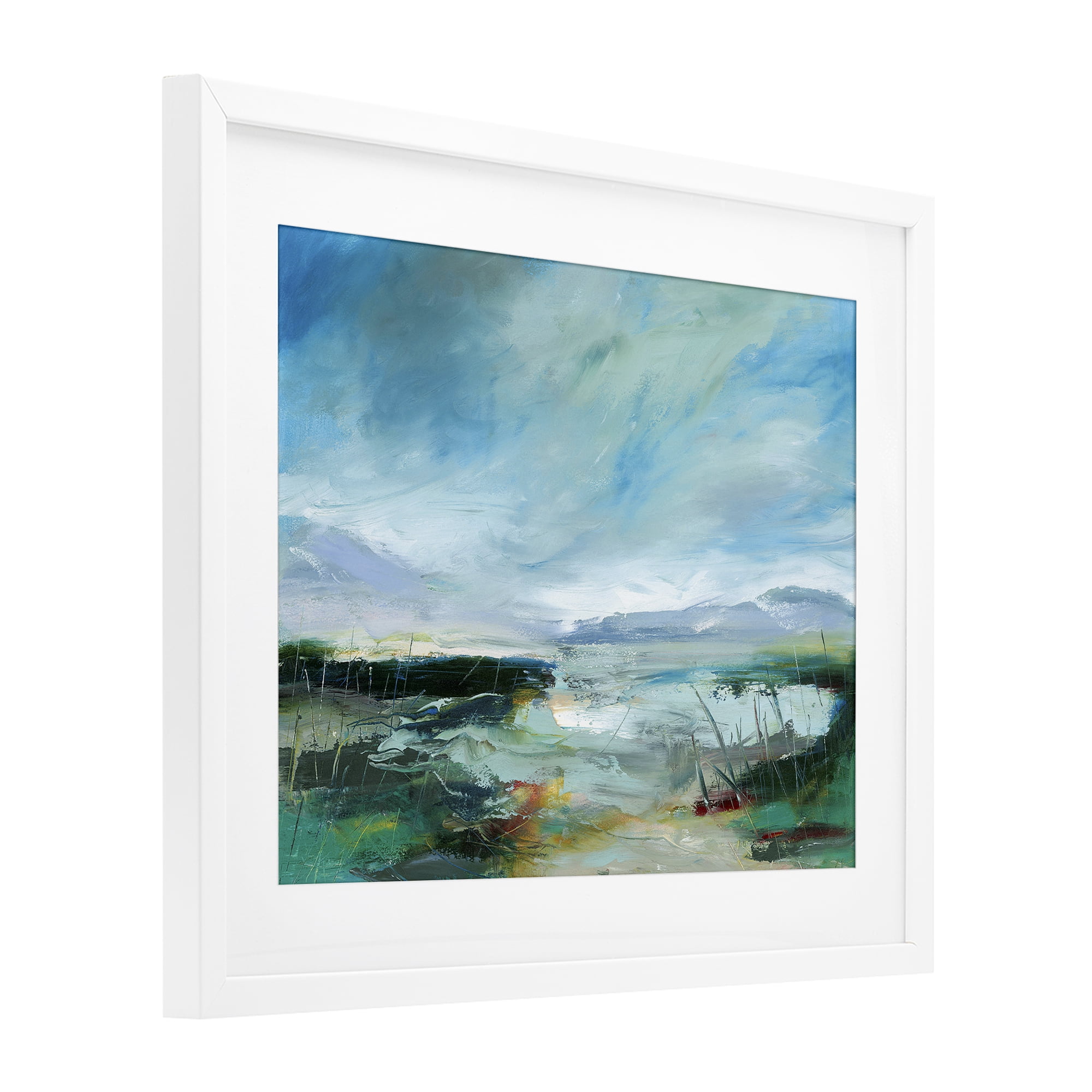 Stupell Industries Days By The Loch White Framed Print Under Glass, design by Lesley Birch