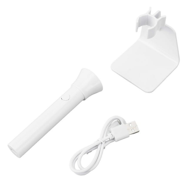 Lampe UV portable pour ongles, mini lampe à ongles LED portable, sèche-ongles rechargeable avec 6 perles lumineuses pour un séchage rapide, blanc