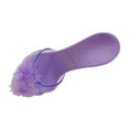 thumbnail image 5 of Dualoai Princess Dress up Shoes Dress up Kids Heels Decoration Shiny Versatile Toy Jelly Sandals for Girls for Birthday Childrens Day violet with feather, 5 of 9