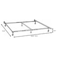 thumbnail image 2 of Kerns Queen or Eastern King or Cal King Bed Frame Black, 2 of 2