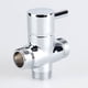 thumbnail image 5 of Baño Inodoro Bidé Pulverizador Válvula de 3 vías Cabezal de ducha Adaptador en T Desviador de agua Accesorio de baño sin tuerca de tapa Methold HA5391-02B, 5 of 6