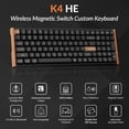 thumbnail image 2 of Teclado mecánico inalámbrico Keychron K4 HE 96% Gateron, 2 of 9