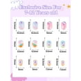 thumbnail image 3 of Presiona las uñas EBANKU Kids Candy Butterfly, 168 piezas, 3 of 7