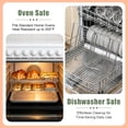 thumbnail image 5 of Vesteel 4-Tier Stainless Steel Cooling Racks, Stackable Baking Cooking Racks for Bread Cookie Cakes, Wire Racks with Folding Legs, Oven & Dishwasher Safe, 16.5’’ x 11.4’’, 5 of 8