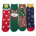 thumbnail image 2 of Christmas Stockings Thickened Warm Stockings for Wearing 4Pairs, 2 of 5