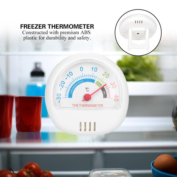 YLSHRF Large Dial Freezer Thermometer , Refrigerator Thermometer