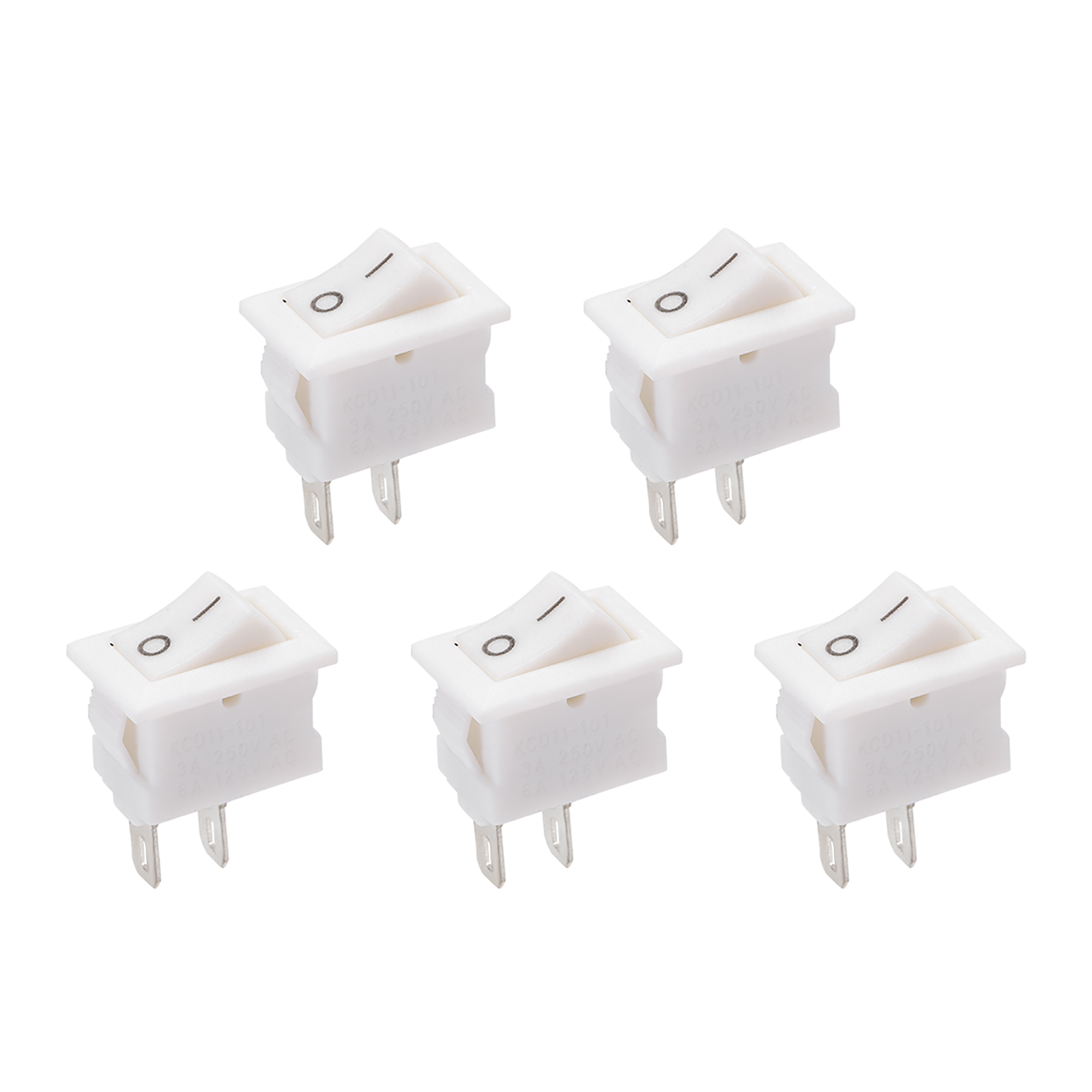 Mini Boat Rocker Switch White Toggle Switch for Boat Car Marine ON/OFF
