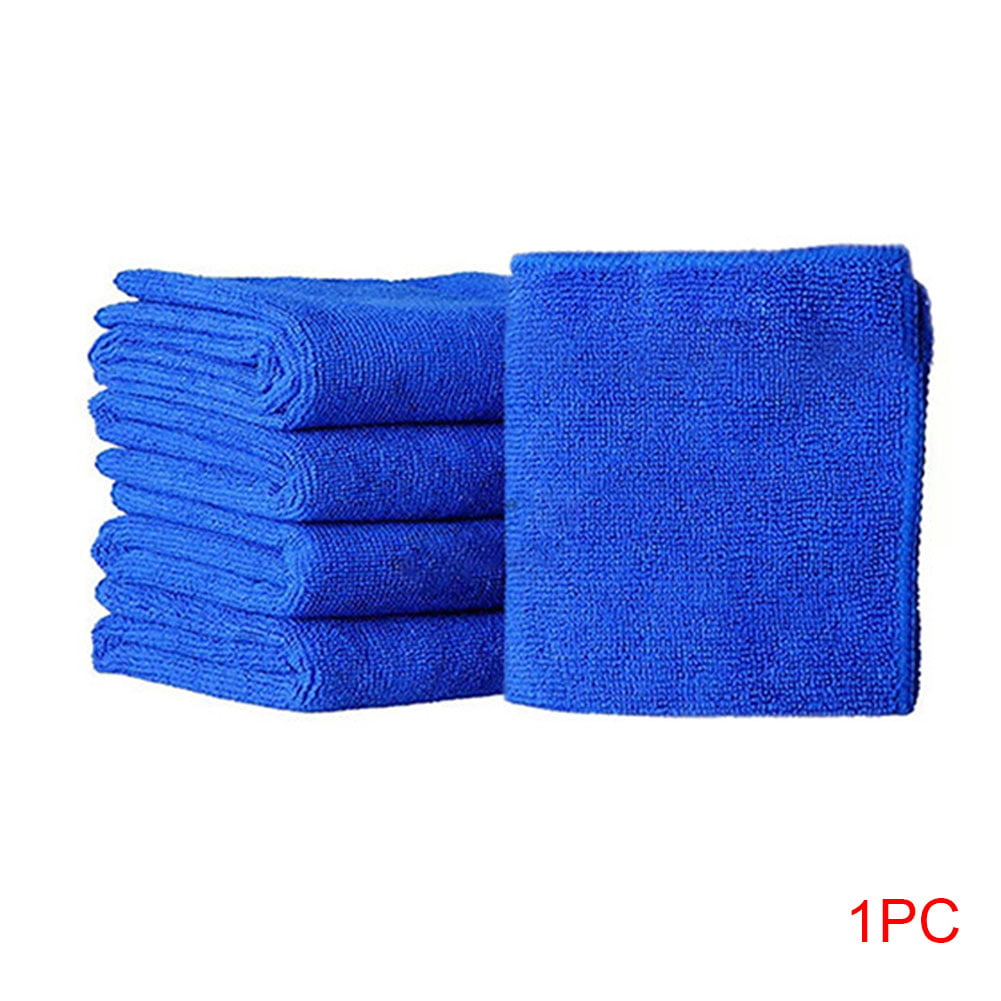 5pcs/Lot Square Microfiber Face Hand Car Cloth Towel House Cleaning 25*25cm 