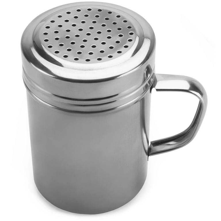 Choice 10 oz. Stainless Steel Shaker / Dredge