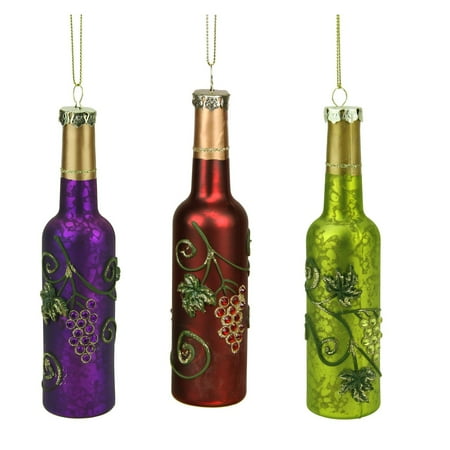 - Northlight Tuscan Winery Wine Bottle Christmas Ornament