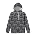 thumbnail image 3 of Sudadera con capucha con estampado 3D de elefante y tótem étnico retro para hombre y mujer, jersey con gráficos de animales de estilo Harajuku, ropa de calle informal, 3 of 5