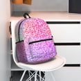 thumbnail image 2 of Gukieu Colorful Glitters Print Backpack, Waterproof Backpack with Adjustable Shoulder Straps, Suitable for Campus, Business, Travel, Unisex, 2 of 6