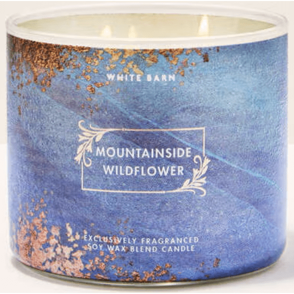 Bath & Body Works Mountainside Wildflower 3 Wick Candle 14.5 oz