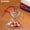 Assorted Colors-2, variant on Creative Bitten Apple Heart Shape Key Chain Cute Resin Bag Decor Pendant Matching Keychain Gift for Lovers Best Friends