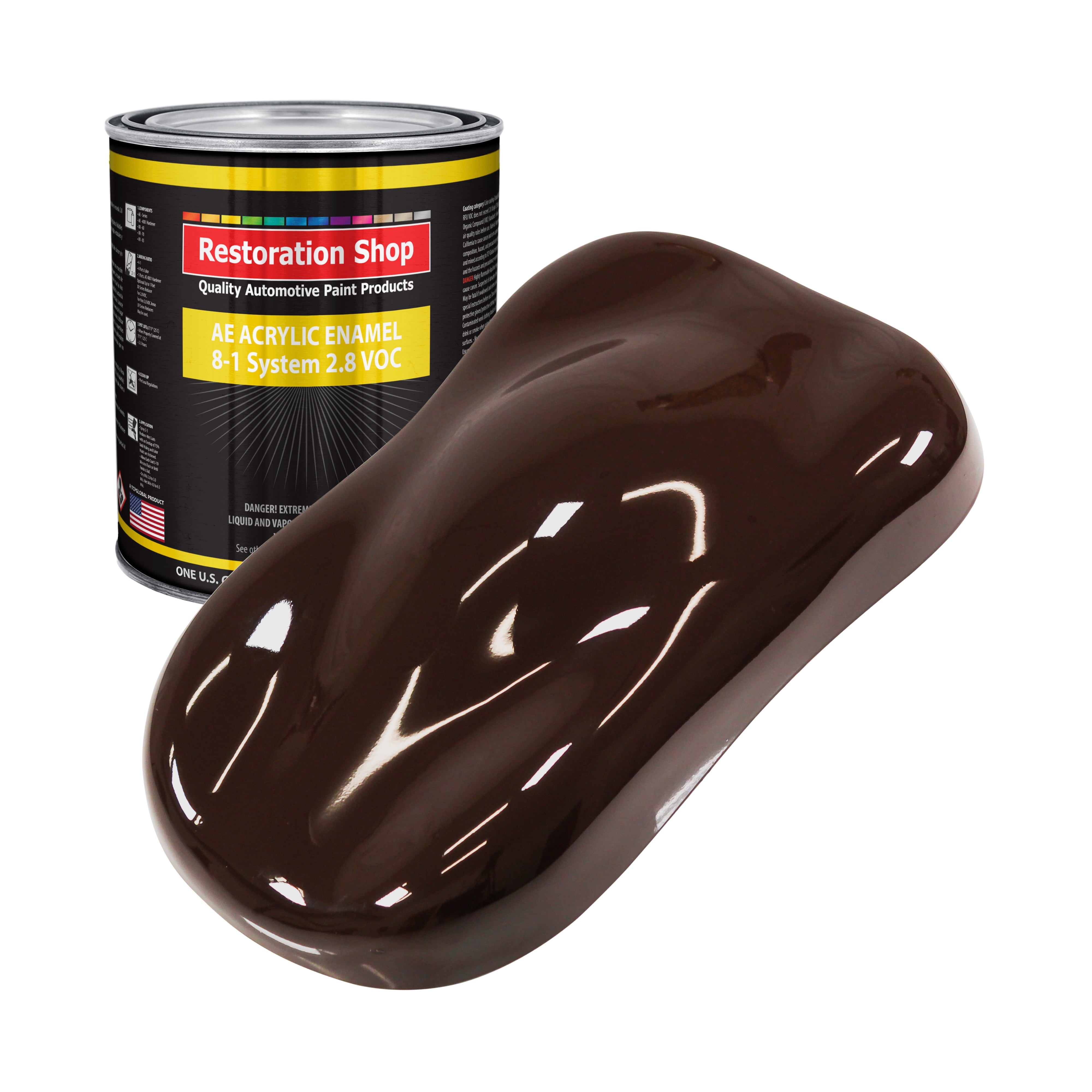 Restoration Shop Dark Brown Acrylic Enamel Auto Paint - Gallon Paint
