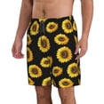 thumbnail image 2 of Naloa Sunflower (2) Men's Beach Shorts, Surfing shorts, Swim trunks, Quick Dry Swim Trunks for Surfing Beach Fun - Medium, 2 of 9
