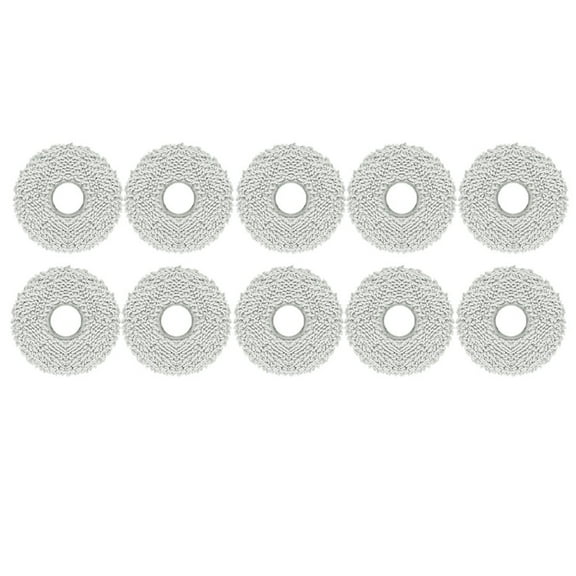 10pcs Mop Cloth For Ecovacs For DEEBOT T30 Pro For OMNIforT10 T30s For COMBO X2 For OMNI Robot Vacuum Cleaner Parts
