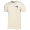 thumbnail image 2 of Men's Cream LSU Tigers Landscape Shield Comfort Colors T-Shirt, 2 of 3