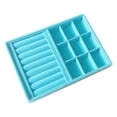 thumbnail image 1 of Organizador de Bandejas de Joyería Apilable de Lujo Zulema Bandeja de 9 Rejillas Reloj Organizador Cajón, 1 of 8