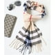 thumbnail image 3 of Bufanda de otoño e invierno para hombre, cálida, estilo coreano, a cuadros, cachemira, clásica, versátil, para hombres y mujeres, bufanda para estudiantes, 3 of 5