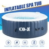 CO-Z PVC Portable Inflatable Blue Massaging Jets Patio Backyard