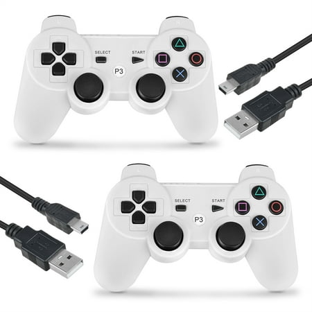 - Wireless Controller for PS3 Sony with Charger Cable, ABLEGRID Wireless Controller Bluetooth Game Controller for Sony PS3