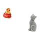 thumbnail image 5 of Escultura de escritorio,Estatua de la Cuenca del Tesoro,regalo de cumpleaños de Feng Shui,Adorno artesanal de mesa para decoración del hogar,Figura de escritorio,Estatua de gato,linda, 5 of 8