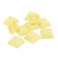 thumbnail image 1 of Esquirla 10 Pack DIY Transparent Keycaps Set Mechanical Keyboards PBT Gaming Keyboard Key Yellow, 1 of 8