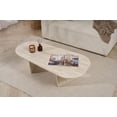 thumbnail image 3 of Nordure Ovalis - Travertine Travertine Coffee Table, 3 of 8