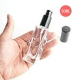 thumbnail image 3 of 30/50ml Mini Fine Mist Clear Atomizer Glass Bottle Spray Refillable Fragrance Perfume Empty Scent Bottle Clean Cloth for Travel Party Portable Makeup Tool Free Free Pipette, 3 of 8