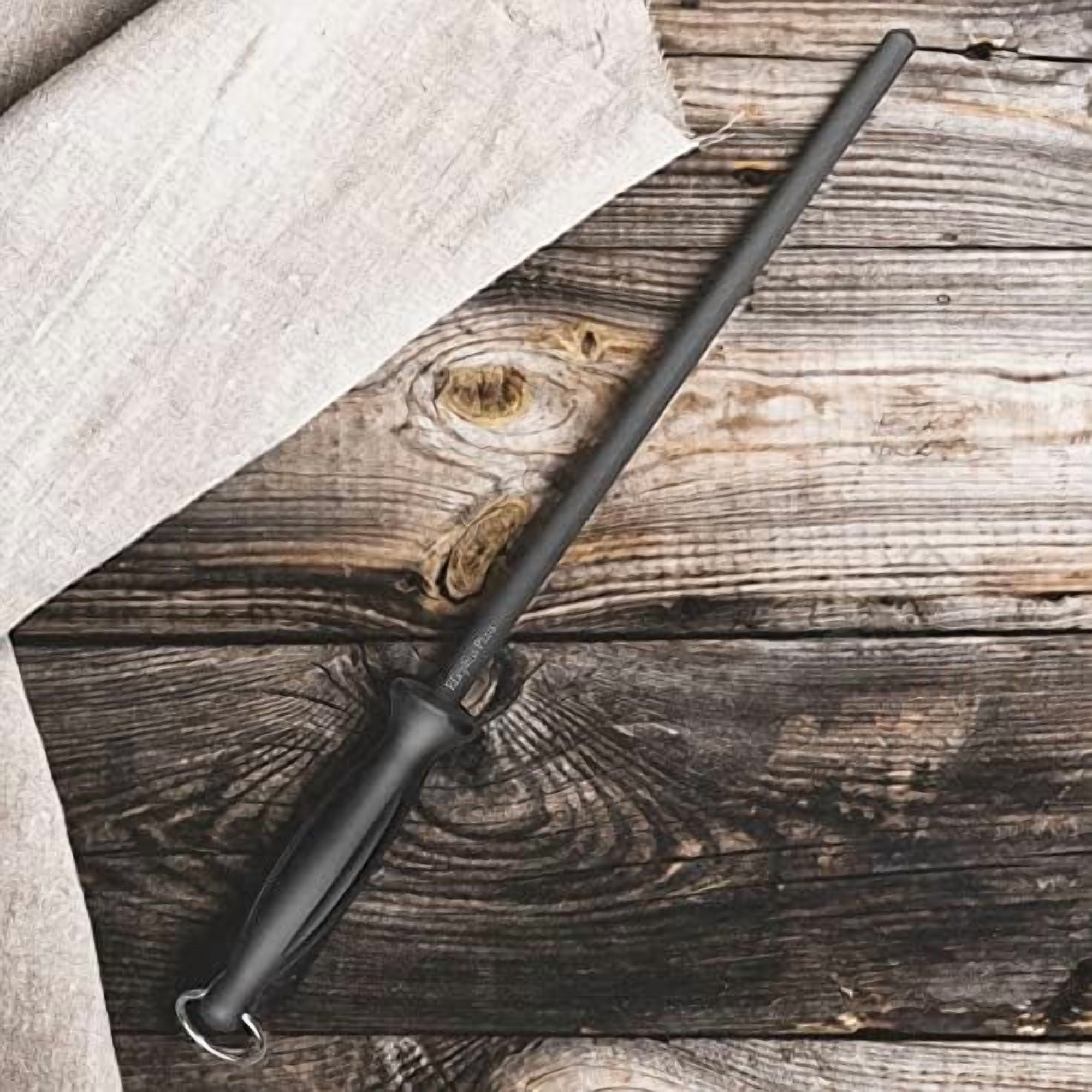 Efficient 12 Inch Honing Steel Sharpening Rod Knife Sharpener Steel For Kitchen Knives High Hardness, Honing Rod With Gift Box$$Home Decor, Kitchen, & Other