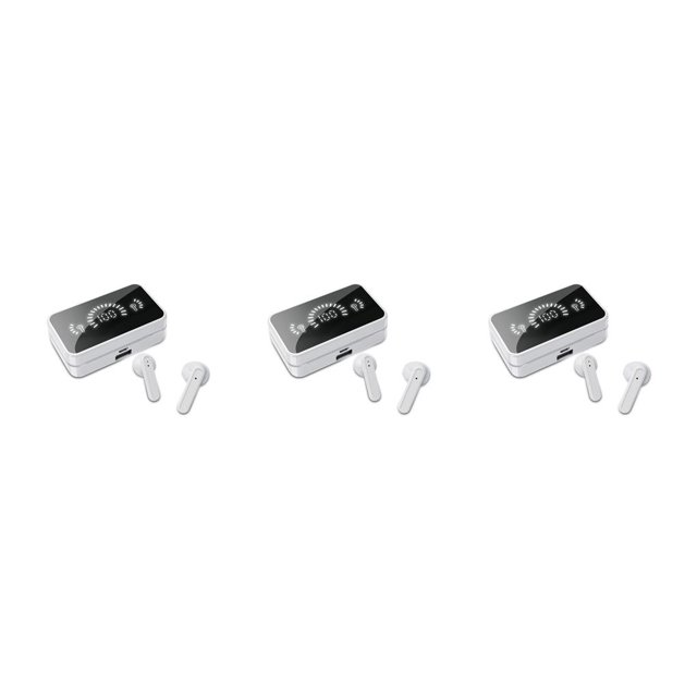 Auriculares inalámbricos a prueba de sudor Seitruly deportivos recargables Control de botones Negro