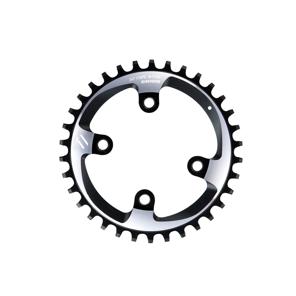 SRAM X-Sync Chainring 38T 110mm BCD Black BB30 or GXP