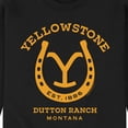 thumbnail image 3 of Yellowstone - Horseshoe Lockup - Men's Crew Neck Fleece Pullover, 3 of 6