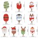 thumbnail image 3 of Cuadros Decorativos Likrtyny 10 piezas de adorno colgante de un solo lado 5D DIY dibujos animados, 3 of 3