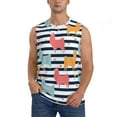 thumbnail image 2 of Picia Colorful Llama mens Cotton Tank Undershirts , Moisture-wicking Ribbed Tanks, Lightweight Cotton Tank Undershirts-Medium, 2 of 8