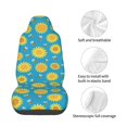thumbnail image 4 of Daiia Bee Sunflower Printed Car Seat Cover - Waterproof & Sweatproof - Universal Fit, Machine Washable, Non-Slip - Seat Protector for Car, Truck, SUV, Van (1 Pack), 4 of 5