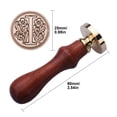thumbnail image 3 of Anself Wax Seal Stamp Kit Classic Wax Stamps with Sealing Wax Sticks for Cards Envelopes Invitations Packages Wedding Letters, 3 of 7