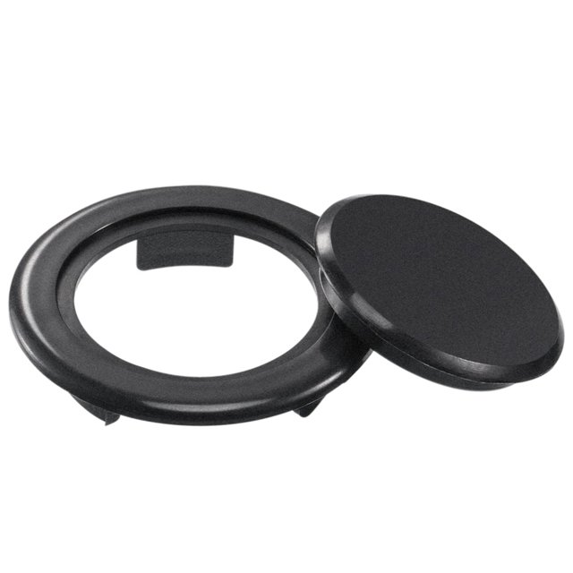 Bewildely Parasol de mesa, anillos con agujeros para sombrilla, tapones para sombrillas de Patio, mesas de playa para el hogar, accesorios de decoración Paraguas de lluvia Negro Bewildely HA061072-02B