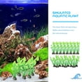 thumbnail image 2 of OULII 20Set Decorative Fish Breeding Grass Green Fake Plants for Fish Tank Accessories, 2 of 5