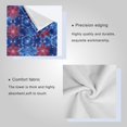 thumbnail image 4 of 3 Sizes Towel Set - Bath Towel, Hand Towel & Washcloth for Daily Household Use Tie-dye Patriotic Star Art, 4 of 8