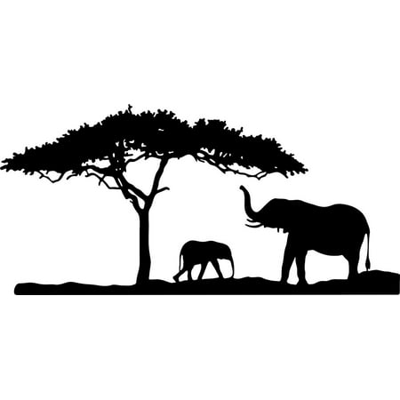 - Custom Wall Decal Boys Vinyl Animal Decals For Walls Elephant Bedroom Sticker Decals 12 X 30 Inches