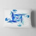 thumbnail image 2 of Designart 12" x 20" Blue Polyester Throw Pillow, 2 of 5
